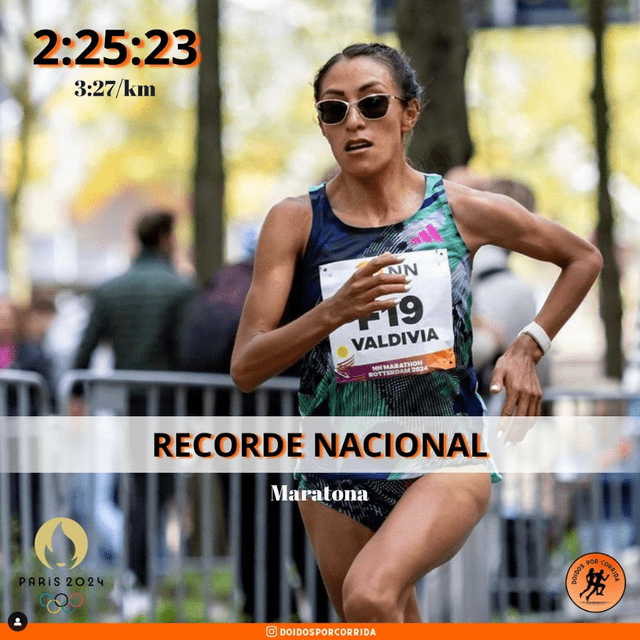 Thalía Valdivia destronó a Gladys Tejeda con el récord nacional de la maratón femenina. Foto: IG/thaliavalm    