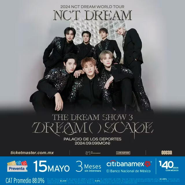  NCT Dream en México 2024, confirmado por Ocesa y Ticketmaste. Foto: Ocesa   