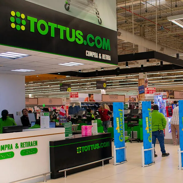 En todo el Perú existen 87 supermercados Tottus. Foto: Open Plaza   