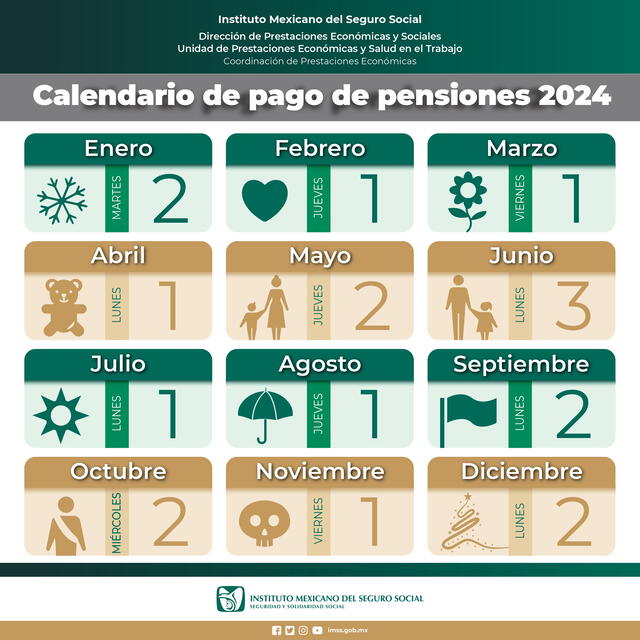 Calendario confirmado: Foto: IMSS   