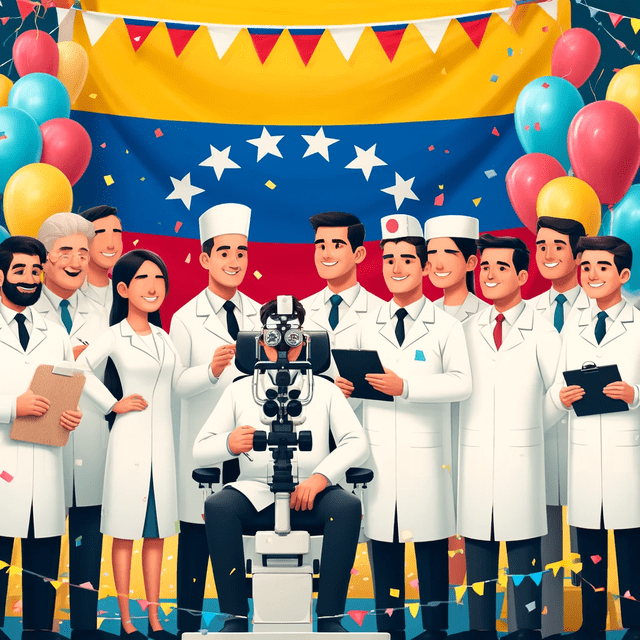 El Día del Optometrista Venezolano se celebra cada 4 de junio. Foto: Dall-e