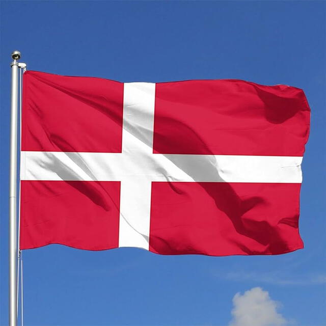Según una leyenda, la bandera de Dinamarca descendió milagrosamente del cielo durante la Batalla de Lindanise, el 15 de junio de 1219.Foto: Amazon   