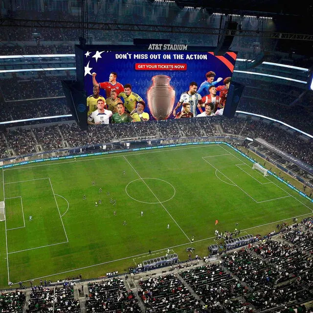  El AT&amp;T Stadium será escenario de 3 partidos de la Copa América 2024. Foto: Instagram @attstadium    