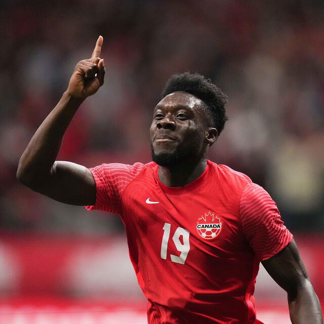 Alphonso Davies es la principal figura de la selección de Canadá. Foto: FCBayern.   