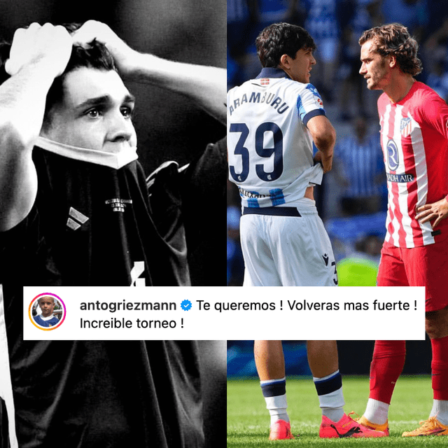  Respuesta de Griezmann a Aramburu. Foto: captura Instagram   