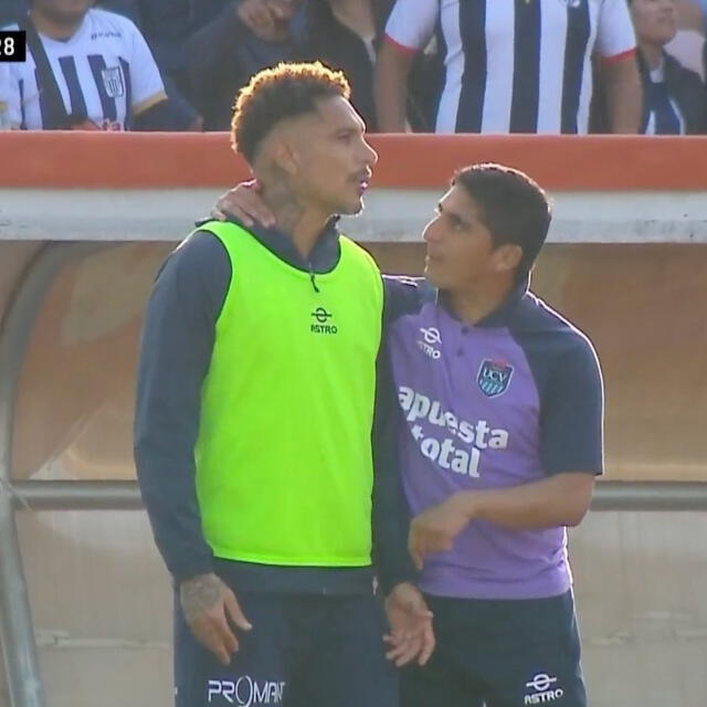  Paolo Guerrero en la discusión que tuvo con 'Chicho' Salas. Foto: captura de pantalla de L1 Max   