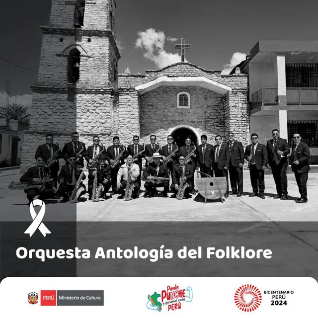  El Ministerio de Cultura lamenta la perdida de integrantes de la Orquesta Antilogía del Folklore. Foto: Mincul   