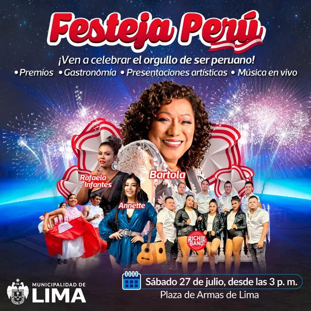 Fiestas Patrias 2024 en Lima: con pisco gratis y serenata, conoce las actividades para festejar la independencia del Perú