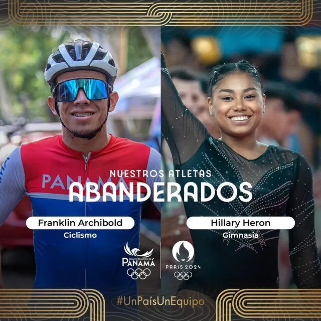 Ellos serán los abanderados de Panamá en la ceremonia inaugural. Foto: COP   