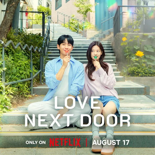  Jung Hae In y Jung So Min protagonizan la nueva romcom 'Amor en la puerta de al lado'. Foto: Netflix   