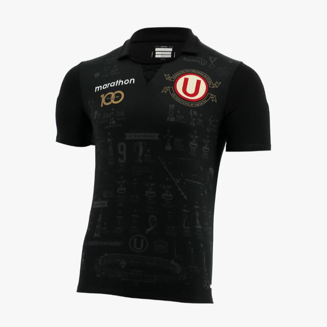  Así es la camiseta suplente de Universitario por su centenario. Foto: Universitario   