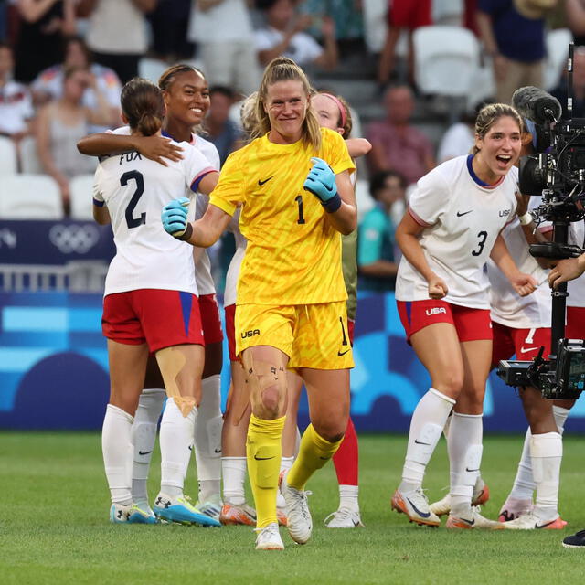  La selección femenina de fútbol de Estados Unidos venció por la mínima diferencia a Alemania. Foto: X/@USWNT    