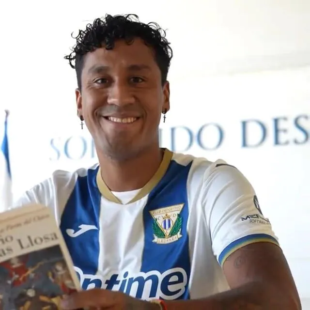  Renato Tapia en el video de presentación de Leganés. Foto: Leganés   