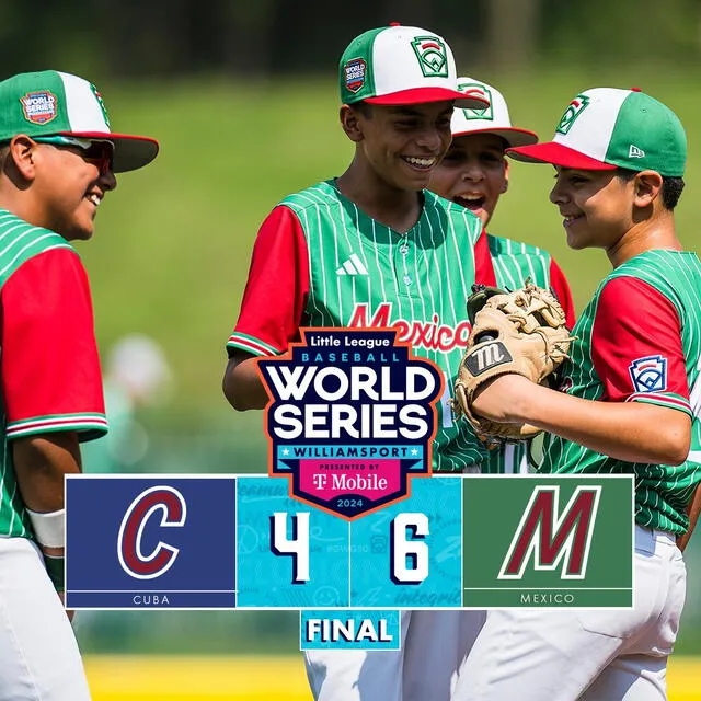 México eliminó a Cuba con 2 jonrones seguidos. Foto: LLWS 