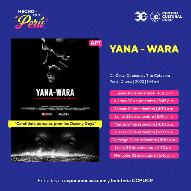  'Yana-wara' regresa al cine tras ser elegida para representar a Perú en los Oscar y los Goya. Foto: Facebook Cine Aymara   