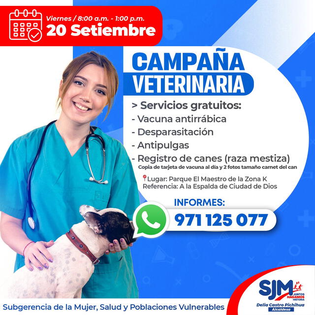  Campaña veterinaria en San Juan de Miraflores   