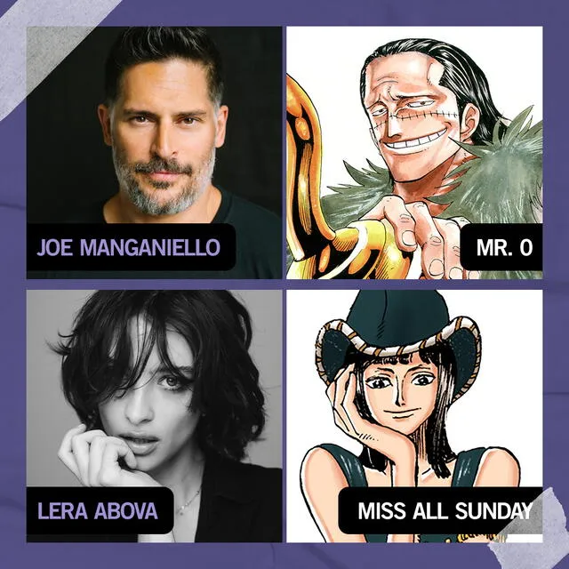  Joe Manganiello y Lera Abova son los más recientes en ser confirmados para la nueva temporada de ‘One Piece’. Foto: Netflix    