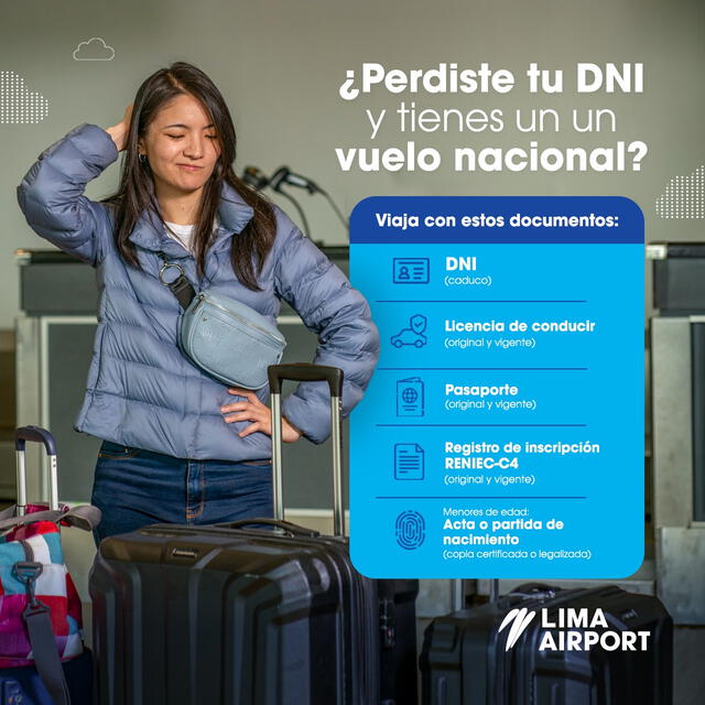  Documentos con los que viajar por el Perú cuando no se cuenta con el DNI. Foto: Aeropuerto Jorge Chávez - Lima Airport.<br><br>    