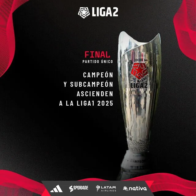 La final del torneo se jugará a un solo partido. Foto: Liga 2   