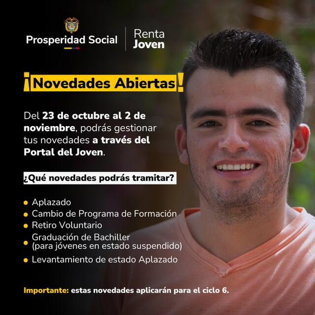 Revisa tus novedades de Renta Ciudadana hasta el 2 de noviembre. Foto: X/ Renta Ciudadana   