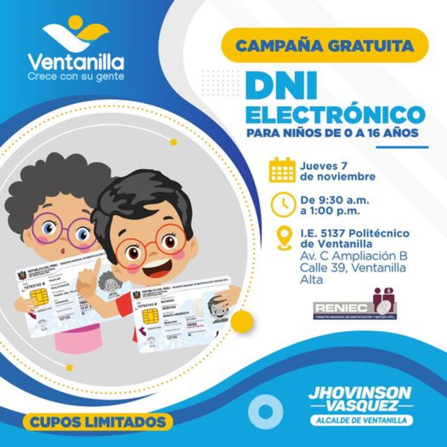  Una campaña gratuita será organizada por Ventanilla. Foto: Ventanilla 