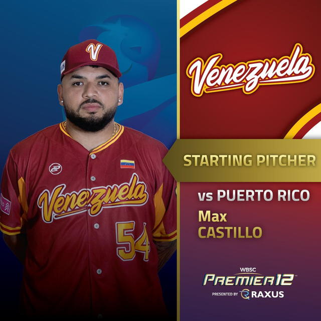 Lanzador abridor confirmado de Venezuela. Foto: WBSC 