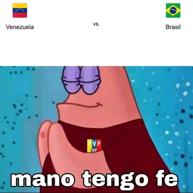  Memes previos al partido entre Venezuela y Brasil por las Eliminatorias 2026. Foto: Facebook/Chat Vinotinto   