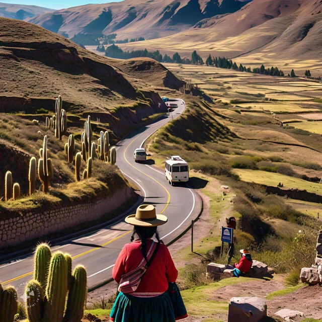  Así se vería la carretera en Puno restaurada, según Meta de Facebook.   