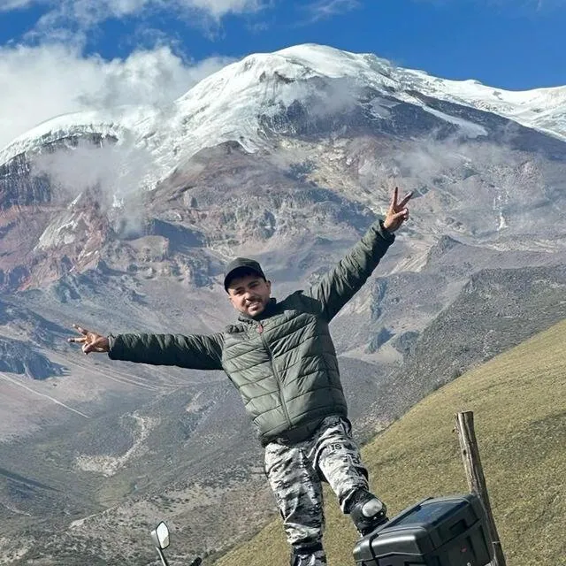  Para Yefersson el viaje por toda Sudamérica fortalece su relación con su mascota. Foto: Instagram yeferssong86   