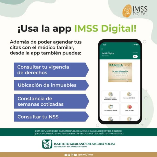 La app IMSS Digital te permite realizar distintos trámites relacionados con tu pensión. Foto: IMSS   