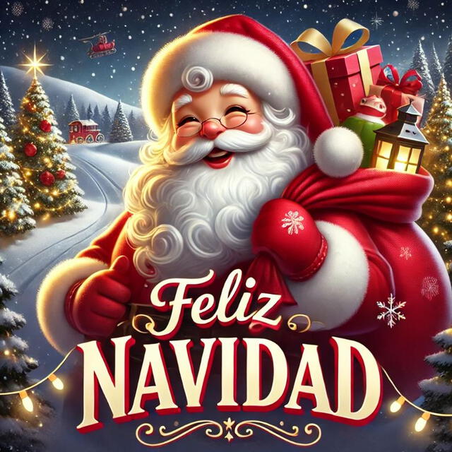  Celebra la llegada de la Navidad enviando hermosas postales. Foto: IA   