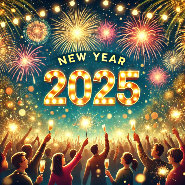 Comparte las imágenes más bonitas para recibir al 2025 en Venezuela. Foto: Dall-E