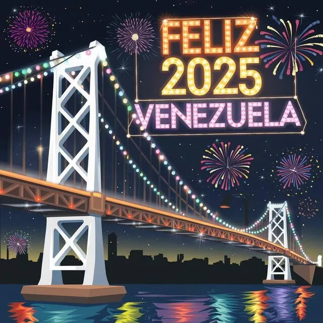 Comparte las imágenes más bonitas para recibir al 2025 en Venezuela. Foto: Diariamente/ Facebook