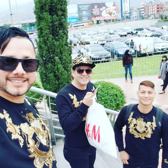 Giovanni Kral, Ricky Trevitazo y Luigui Carbajal. Foto: Instagram/giovannikral   