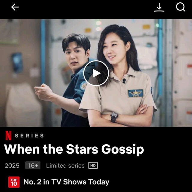 'Si las estrellas hablarán' es el nuevo k-drama de Lee Min-Ho. Foto: Netflix   