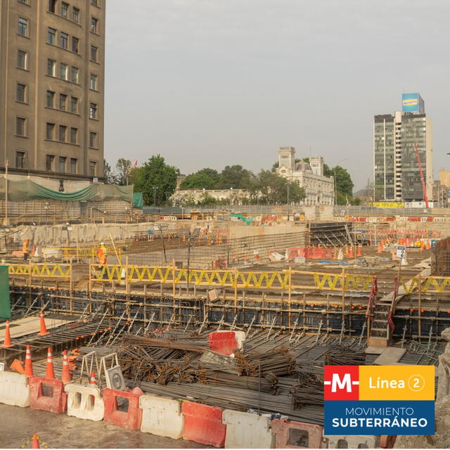 La estación Central tiene un avance del 39% en trabajos de obras civiles