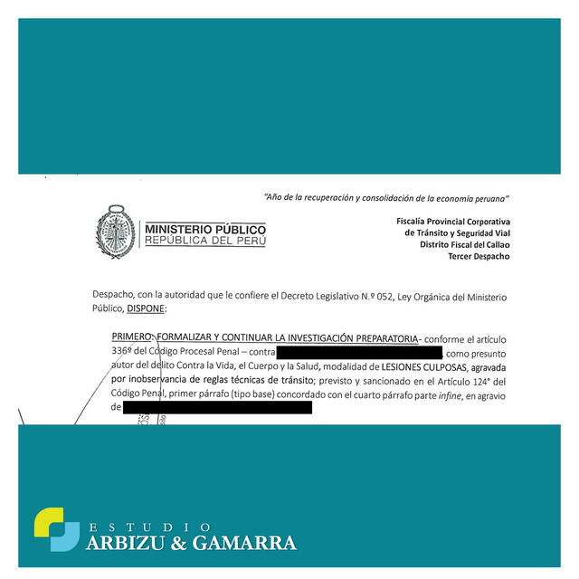  La fiscalía ha dado un plazo de<strong> 60 días </strong>para continuar con la investigación. Foto: Estudio Arbizu &amp; Gamarra    