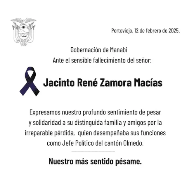 Se pronuncian sobre el asesinato de René Zamora Macías en Ecuador. Foto: X