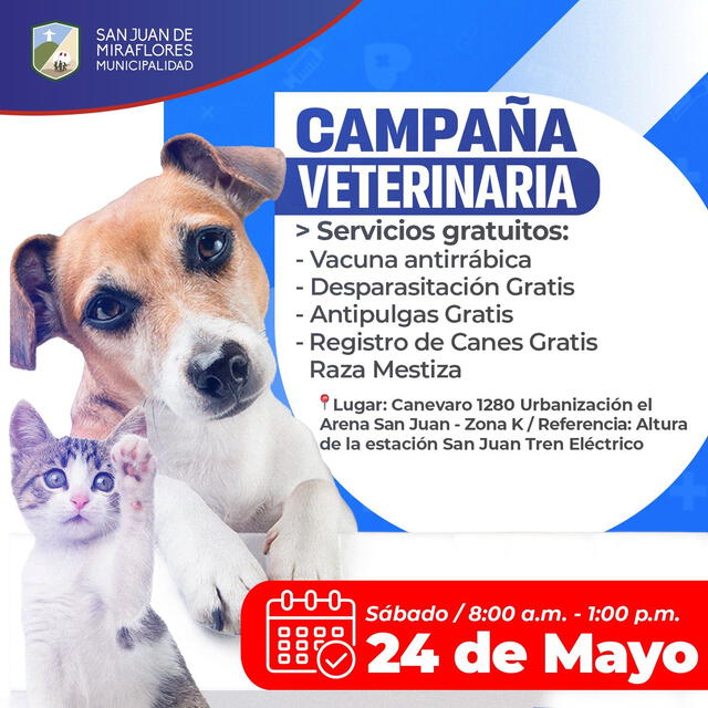 Campaña veterinaria en San Juan de Miraflores. Campaña veterinaria en San Juan de Miraflores.