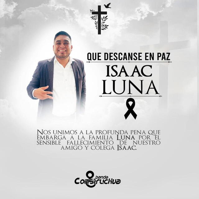 Así se despiden familiares y amigos del cantante Isaac Luna, luego de ser asesinado en su casa. Así se despiden familiares y amigos del cantante Isaac Luna, luego de ser asesinado en su casa.