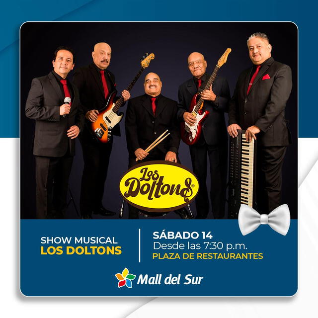 Concierto gratis de Los Doltos por el Día del Padre 2025 en Perú. Foto: Mall del Sur Concierto gratis de Los Doltos por el Día del Padre 2025 en Perú. Foto: Mall del Sur