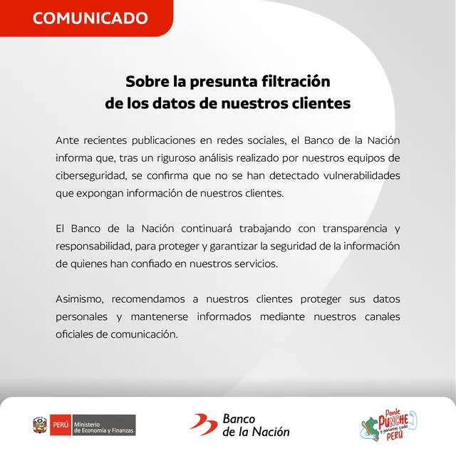 Foto: Banco de la Nación Foto: Banco de la Nación
