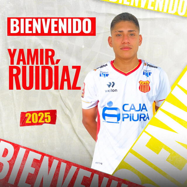 El Patrimonio es el segundo club profesional en la carrera de Yamir Ruidíaz. Foto: Atlético Grau   