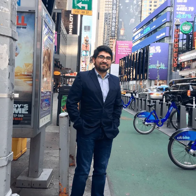  Carlos Villacorta Gonzales en Estados Unidos. Fuente: Lima con escena   