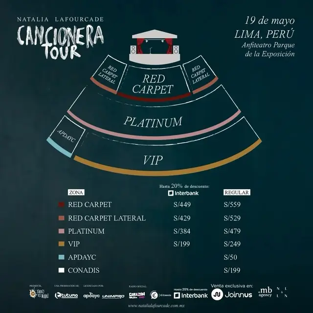  Precios del concierto de Natalia Lafourcade. Foto: difusión  