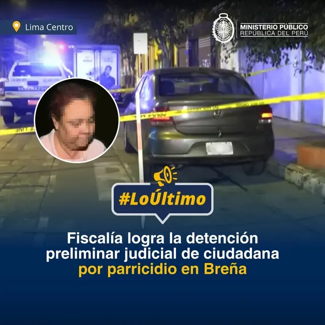 Fiscalía logra detención preliminar judicial contra Keillys Aguilar por presunto parricidio. Foto: Ministerio Público.   