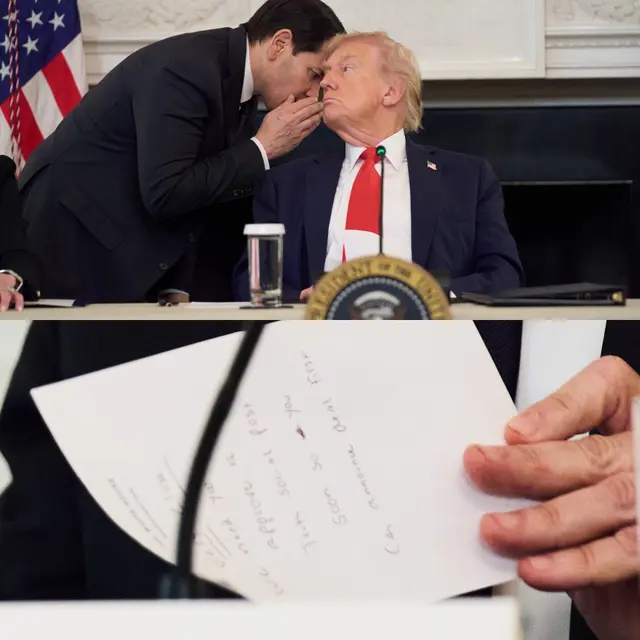  Marco Rubio le afirma a Trump que el acuerdo entre Israel y Hamás está cerca y se anunciaría pronto. Foto: @evanvucci/X<br>    