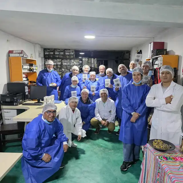 Anibal exporta los fideos a base de cuy y quinua a Estados Unidos. Foto: Qori