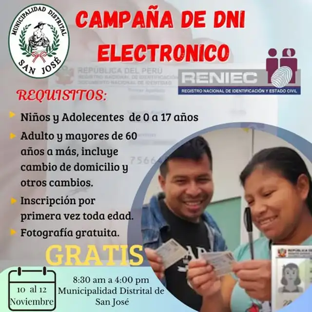 Campaña para DNIe gratis en San José.   