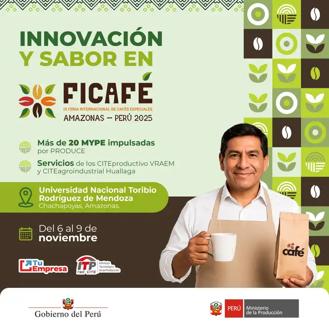 Anuncio de la novena edición del Ficafé. | Foto: Ministerio de la Producción   